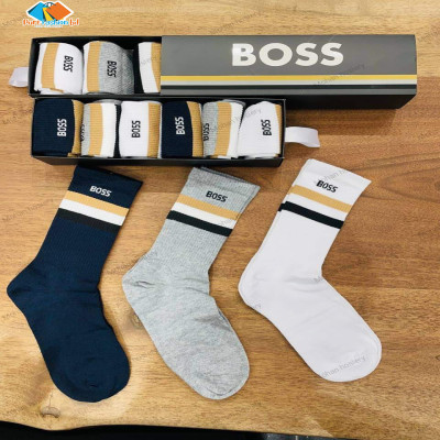 Boss Long  Socks Combo Pack For Men's (6 Pair in 1 Box)