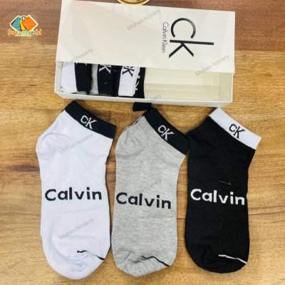 CK Ankle Socks Combo Pack (6 Pair in 1 Box)