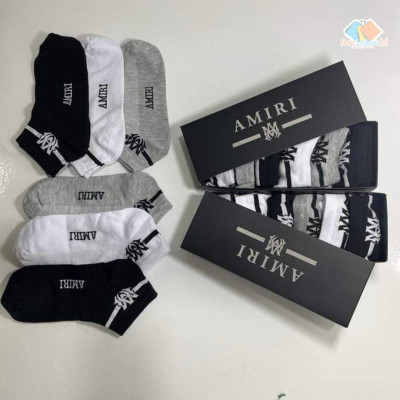 Amiri Ankle Socks Combo Pack (6 Pair in 1 Box)