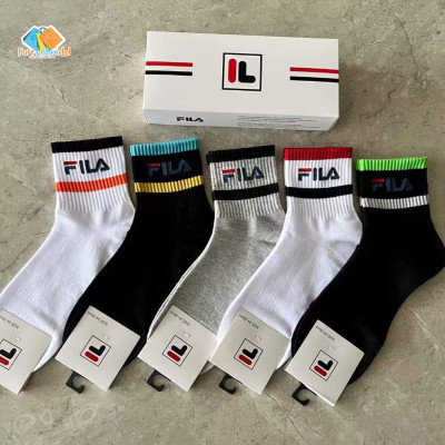 FILA  Short Socks Combo Pack (5 Pair in 1 Box)1