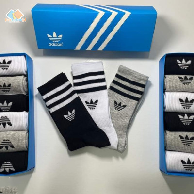 Adidas Long Socks Combo Pack For Men's (6 Pair in 1 Box)