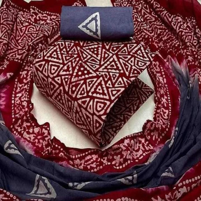 High Quality Mom  Batik Unstitched Three Pieces for Women