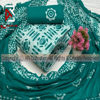 High Quality Mom  Batik Unstitched Three Pieces for Women