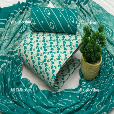 High Quality Mom  Batik Unstitched Three Pieces for Women