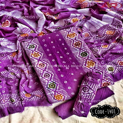 Qualityfull Momtuli  Batik Unstitched Three Pieces for Women