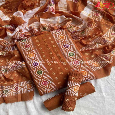 Qualityfull Momtuli  Batik Unstitched Three Pieces for Women