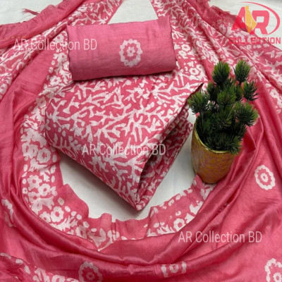High Quality Mom  Batik Unstitched Three Pieces for Women