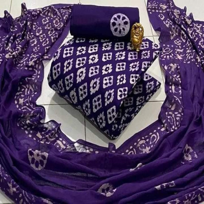 High Quality Mom  Batik Unstitched Three Pieces for Women