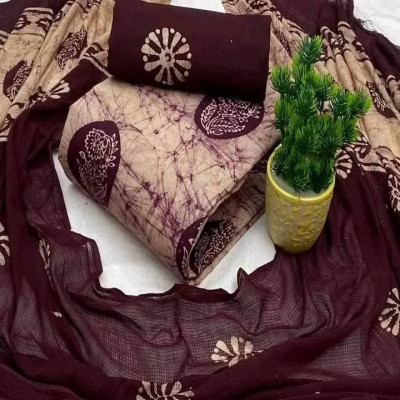 High Quality Mom  Batik Unstitched Three Pieces for Women