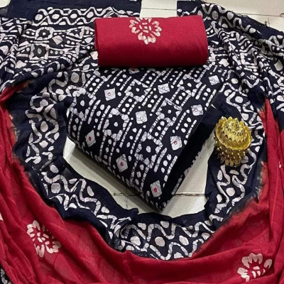 High Quality Mom  Batik Unstitched Three Pieces for Women