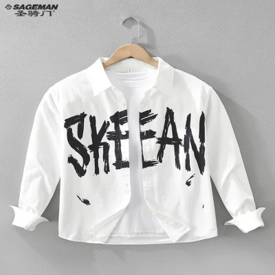 Men's Premium Quality Printed Shirt For Men ( শুধুমাত্র শার্ট )