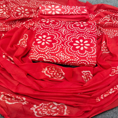 High Quality Mom  Batik Unstitched Three Pieces for Women