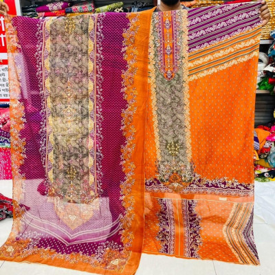 New Arrival – Pure Kashmiri Cotton Three Piece for Women