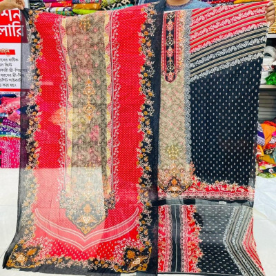 New Arrival – Pure Kashmiri Cotton Three Piece for Women