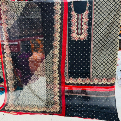 New Arrival – Pure Kashmiri Cotton Three Piece for Women