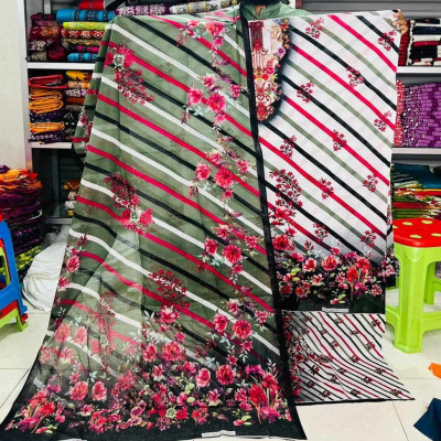 New Kashmiri Cotton Three Piece – Unstitched Dress4