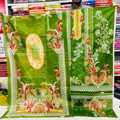 New Kashmiri Cotton Three Piece For Women