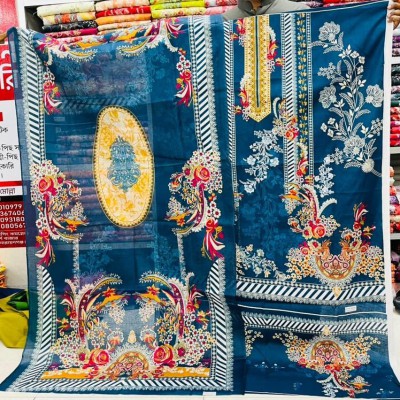 New Kashmiri Cotton Three Piece For Women