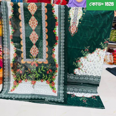 New Kalamkari Cotton Three Piece For Women