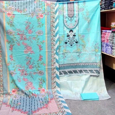 High Quality Jom Jom Luxury Unstitched Dress for Women