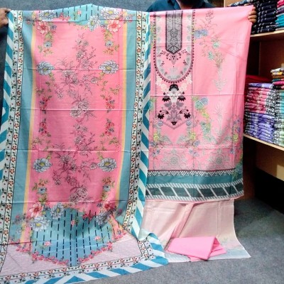 High Quality Jom Jom Luxury Unstitched Dress for Women