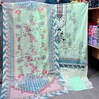 High Quality Jom Jom Luxury Unstitched Dress for Women