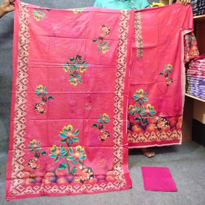 100% Cotton, Ari Digital Printed Three Piece For Women