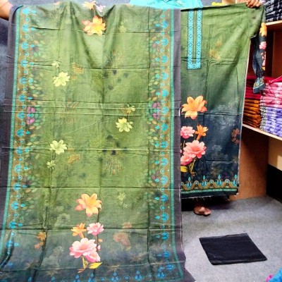 100% Cotton, Ari Digital Printed Three Piece For Women