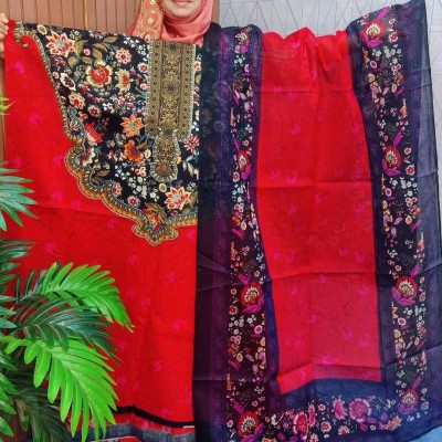 New Arrival – Pure Kashmiri Cotton Three Piece for Women