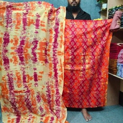 Qualityful  Batik Unstitched Three Pieces for Women