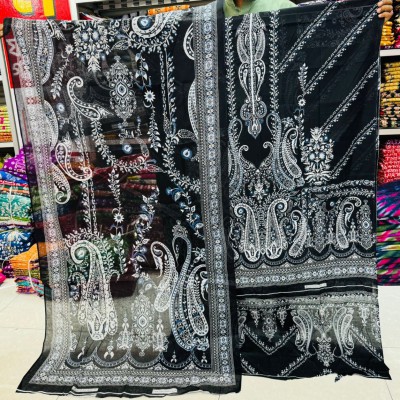 New Kalamkari 100% Cotton Three Piece For Women