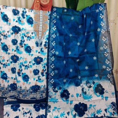 New Kalamkari 100% Cotton Three Piece For Women