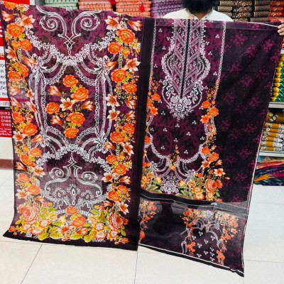 New Kalamkari 100% Cotton Three Piece For Women