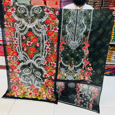 New Kalamkari 100% Cotton Three Piece For Women