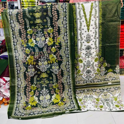 New Kalamkari 100% Cotton Three Piece For Women