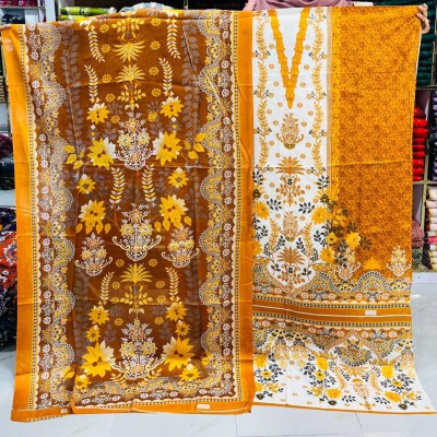 New Kalamkari 100% Cotton Three Piece For Women