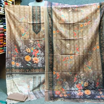 High Quality Jom Jom Unstitched Dress for Women