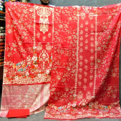 High Quality Jom Jom Unstitched Dress for Women