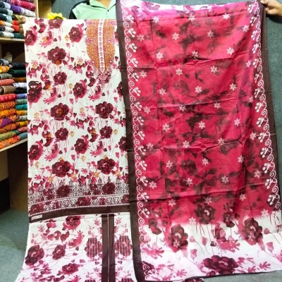 New Kalamkari 100% Cotton Three Piece For Women3